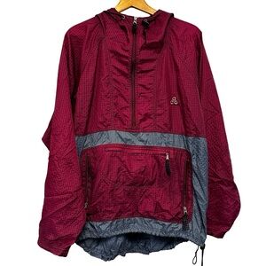 Nike ACG Vintage Pullover Jacket Red Packable Windbreaker Outdoor Hiking Coat